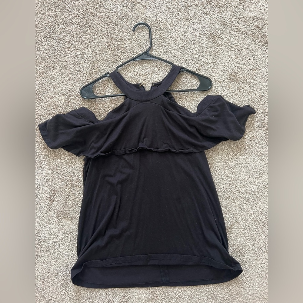 Off the shoulder classy black top